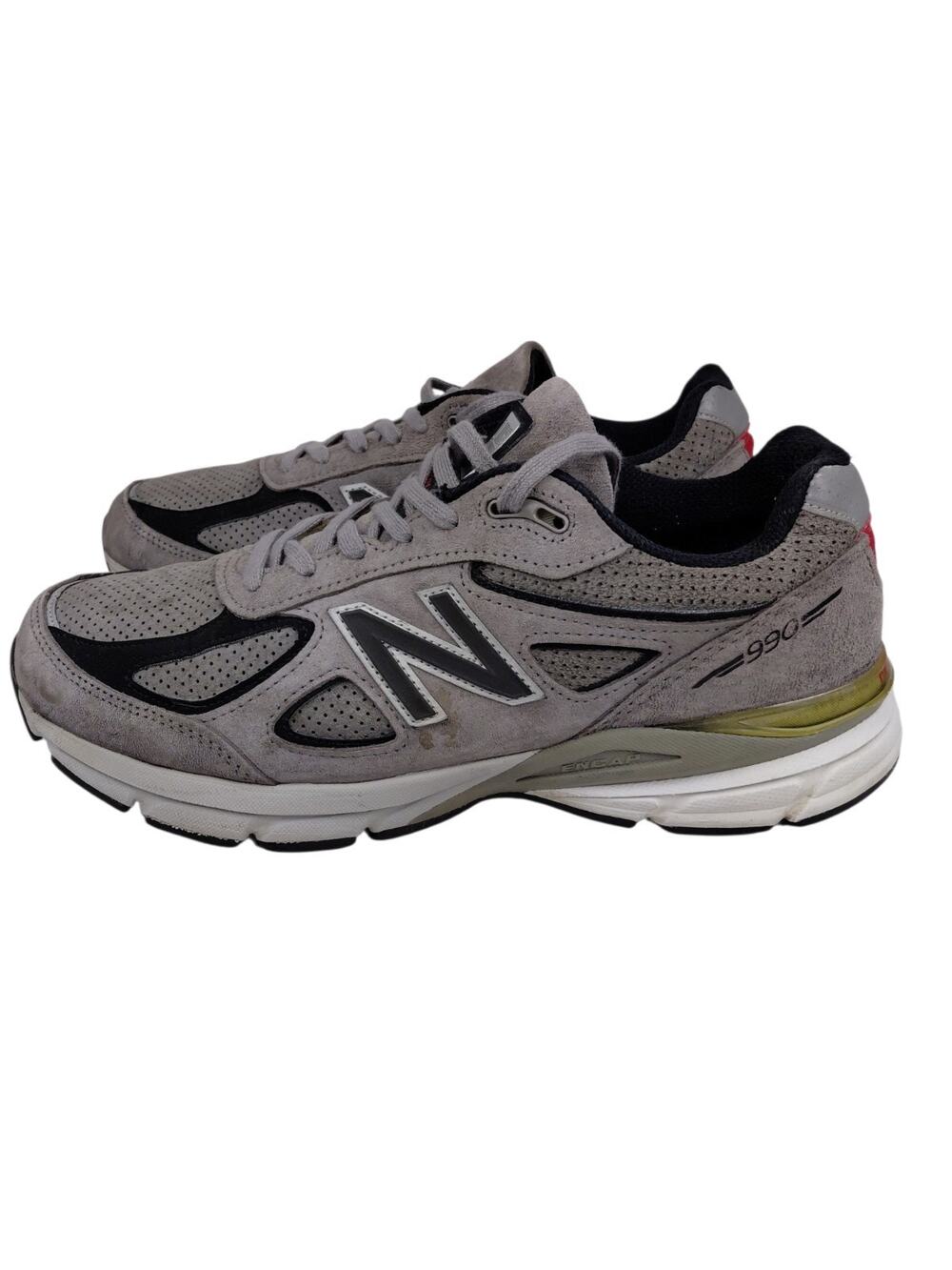 New Balance 990v4 Men's Size 10.5 Shoes Made In USA Suede Leather Gray No Insole